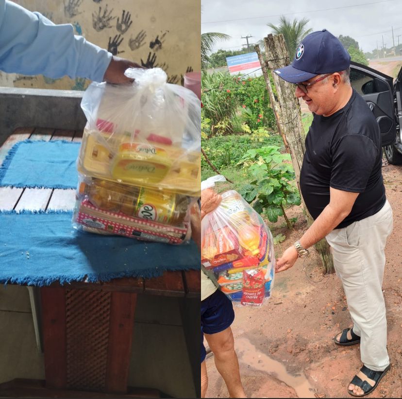 Assembleia de Deus em Itabela fez entregas de donativos para algumas famílias no período das fortes chuvas.