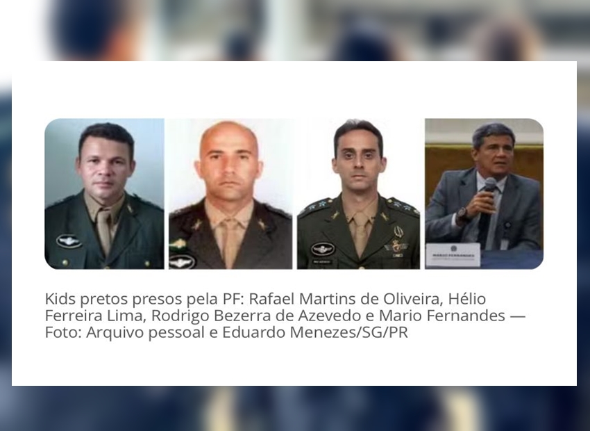 PF faz operação contra militares que tinham plano de matar Lula, Alckmin e Moraes