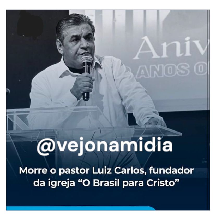 Apucarana se despede do pastor Luiz Carlos Pires, fundador da Igreja O Brasil Para Cristo